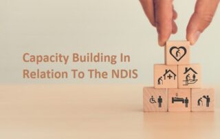 Capacity Building In Relation To The NDIS