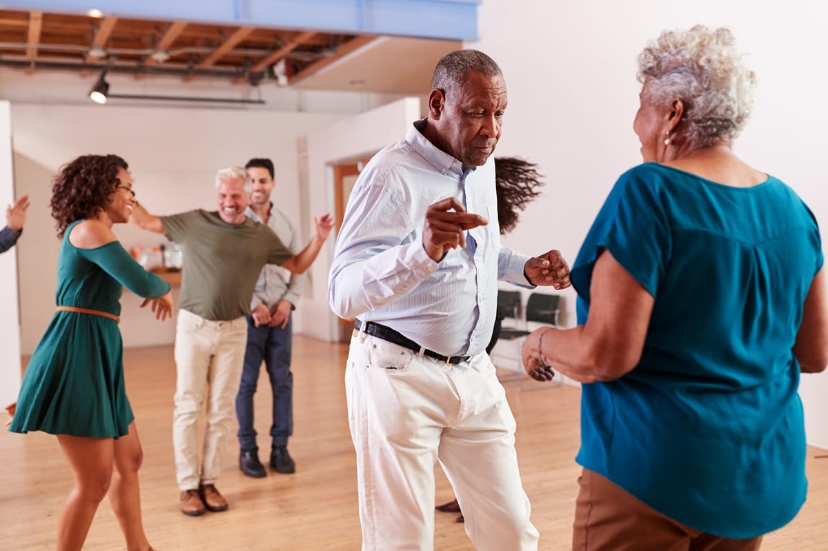 Dance and movement classes-creative activities for seniors